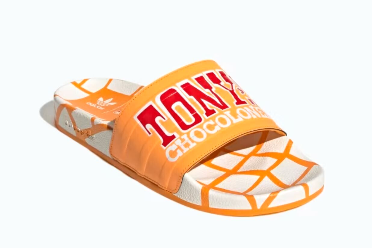 NEW ADIDAS ORIGINALS MENS ADILETTE TONY CHOCOLONELY SLIDES ~SIZE