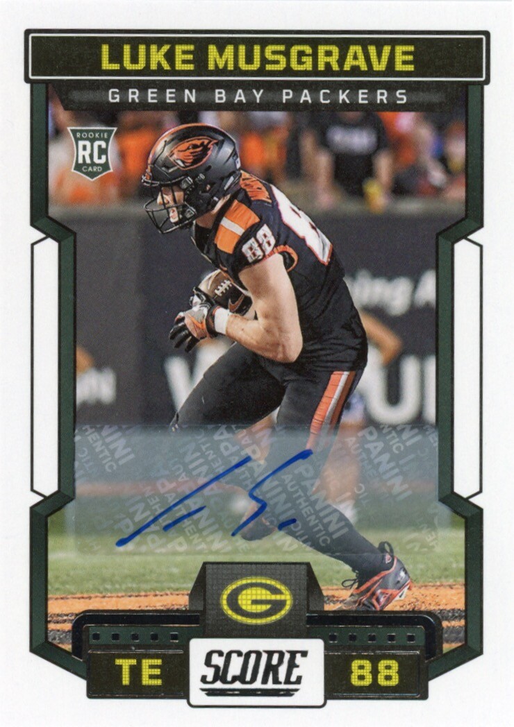 2023 Score #340 Luke Musgrave Signatures
