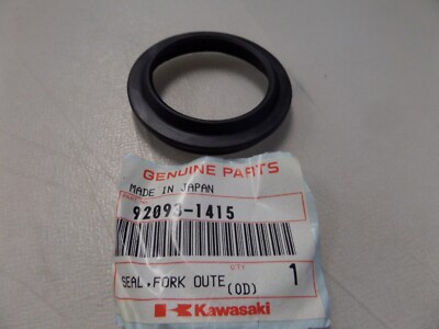 NOS Kawasaki OEM Fork Outer Tube Seal 1996-2000 ZX750 92093-1415