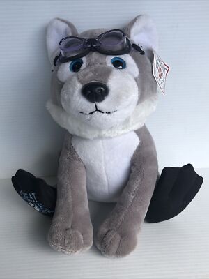 The Petting Zoo Great Wolf Lodge GRAY WOLF Plush Scuba Flippers Goggles