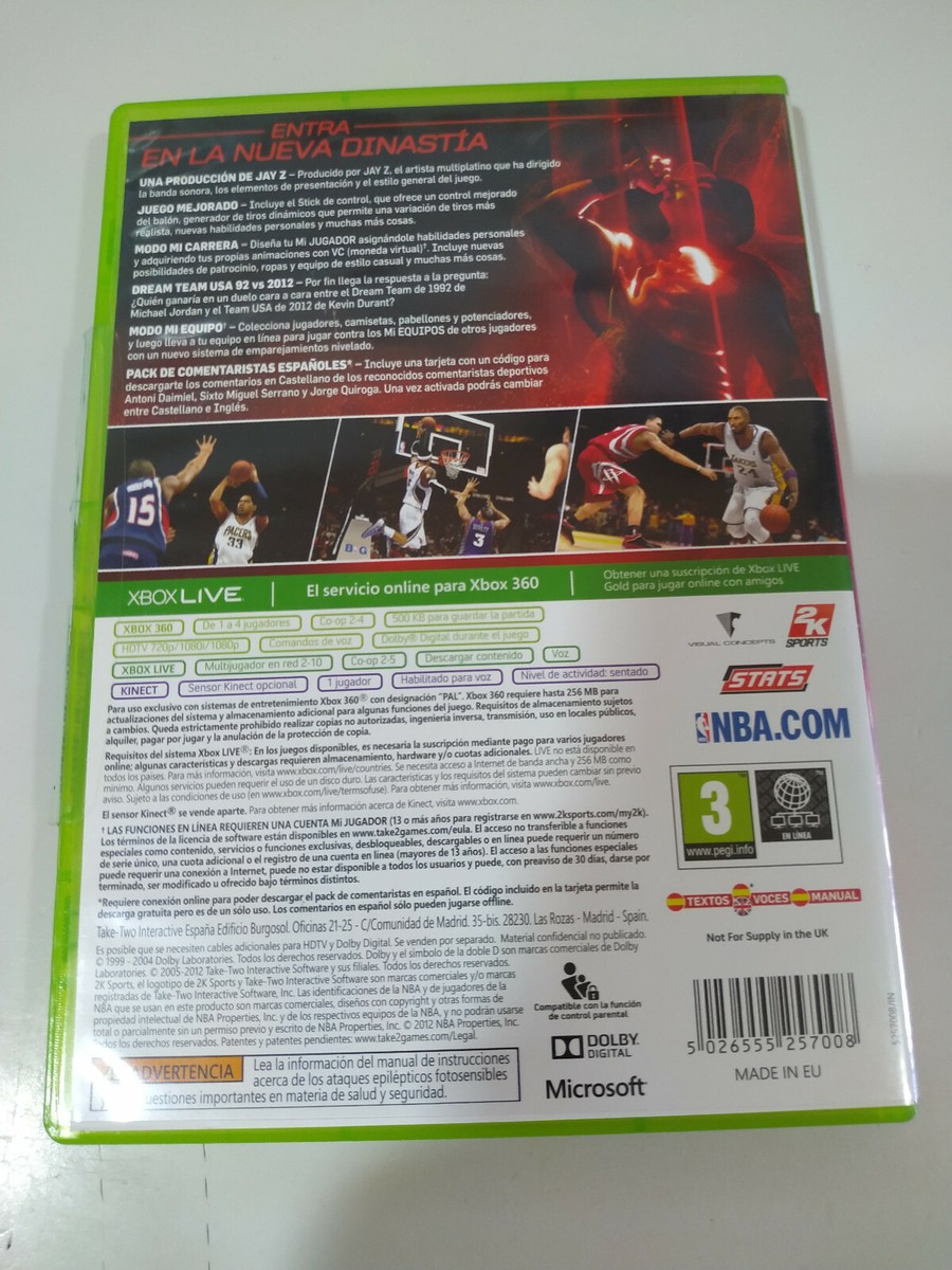 NBA 2K13 Jay Z Marc Gasol 2K Sports - Xbox 360 Game Spain