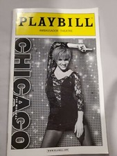 Chicago Playbill at The Ambassador Theatre May 2012