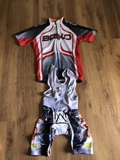 Completo ciclismo Estivo Uomo Donna Briko Maglia Tg. M Salopette Tg. S Ragazzo