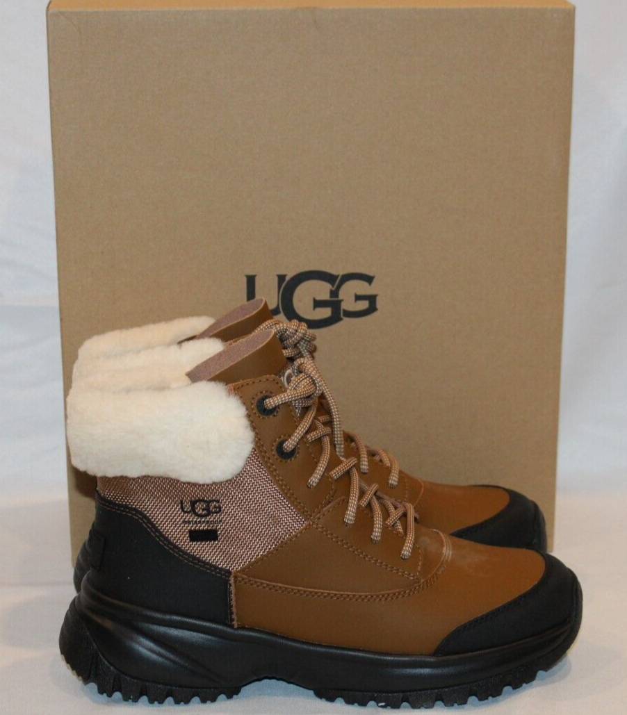Ugg Women's Yose Fluff V2 Chestnut Winter Waterproof Boots US EU
