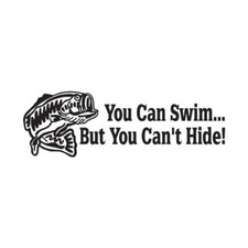 Swim Cant Hide Bass Fish - Decal Sticker - Multiple Color Sizes - Ebn1800 Swim Cant Hide Bass Fish - Decal Sticker - Multiple Color Sizes - Ebn1800
