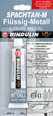 BINDULIN Spachtan-M Flüssig-Metall  60g Metallreparaturen Liquid-Metal SPM 10