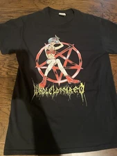 Playboi Carti Whole Lotta Red Anime T Shirt WLR Pentacle Pentagram Black Small