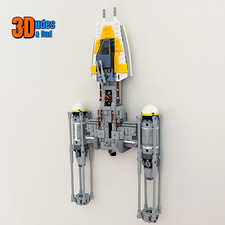 Wandhalterung für LEGO Star Wars Y-Wing Starfighter (Set 75172)