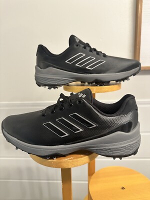 Size 9.5 - Adidas Men's ZG23 Golf Shoes Black Silver Metallic Grey