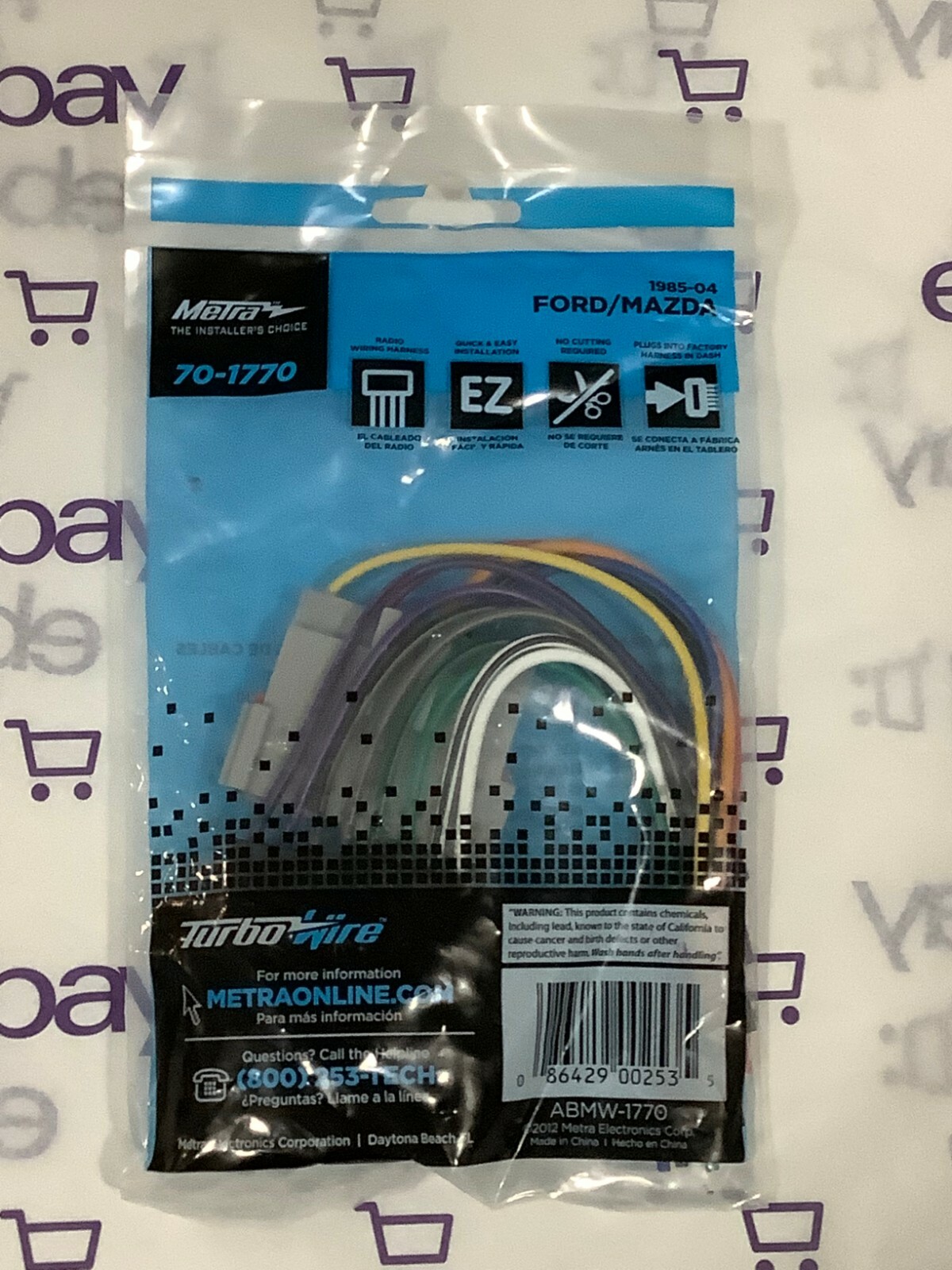 100 GENUINE OEM METRA WIRING HARNESS ADAPTER PLUG FOR AFTERMARKET