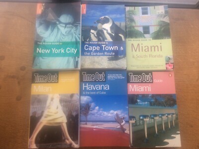 Restposten 6 grobe Reiseführer Auszeit Reise Bücher New York Kapstadt Miami Mailand Havanna