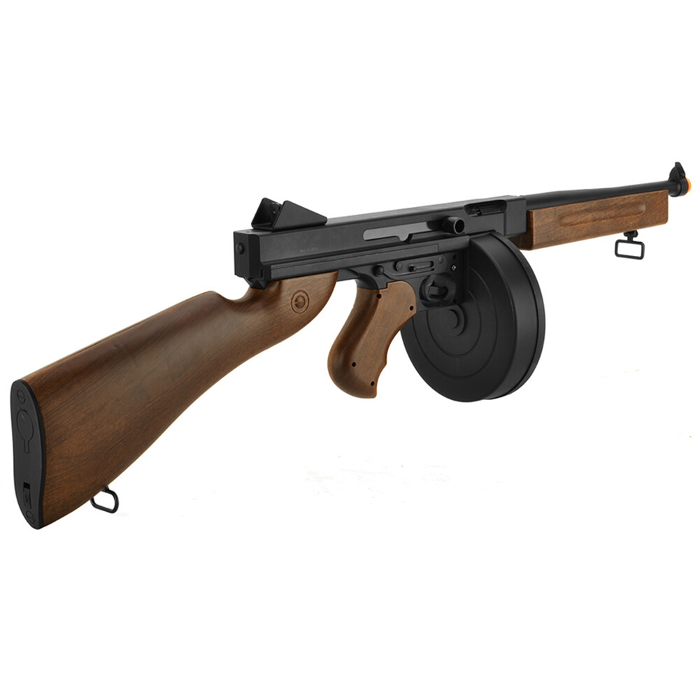 Well M1a1 WWII Submachine Gun Replica AEG Airsoft Rifle Faux Well M1a1 WWII Submachine Gun Replica AEG Airsoft Rifle Faux