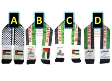 LOT Palestine Flag Men's scarf QUDS Jerusalem-Shemagh Palestine KEFFIYEH GAZA