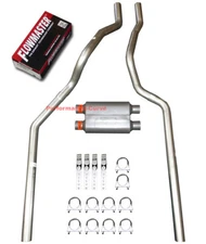 01-06 Chevrolet GMC Truck 6.0L / 8.1L Mandrel Dual Exhaust w/ Flowmaster Orig 40