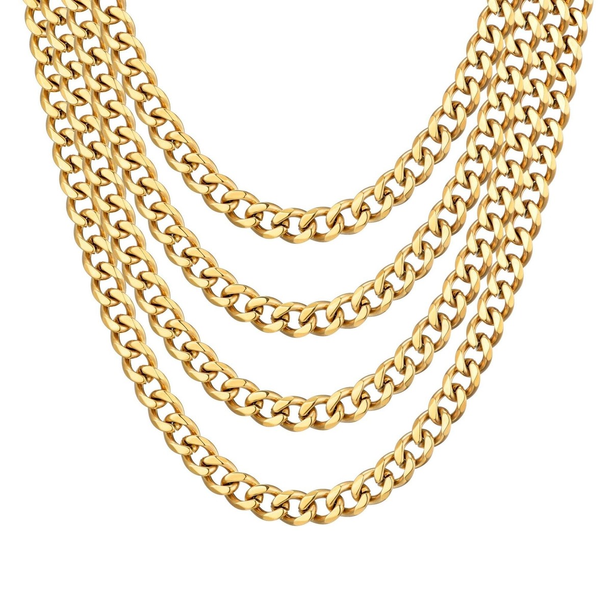 Curb Chain Modern Gold Chain For Men 9ct Gold Solid 20 Mens Curb