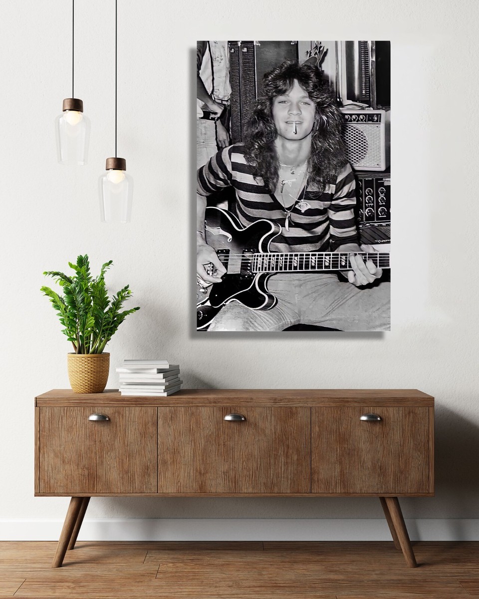 Eddie Van Halen Poster 24x36 Inch Photo Very Rare Print Wall Art