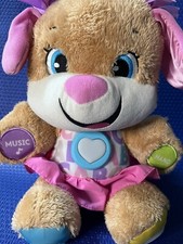 Fisher Price Laugh  Learn Smart Stages Sis Musical Plush Toy for Infant Toddler