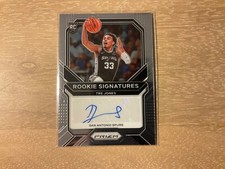 2020-21 Panini Prizm Basketball Tre Jones Rookie Signatures Auto #RS-TJN Spurs