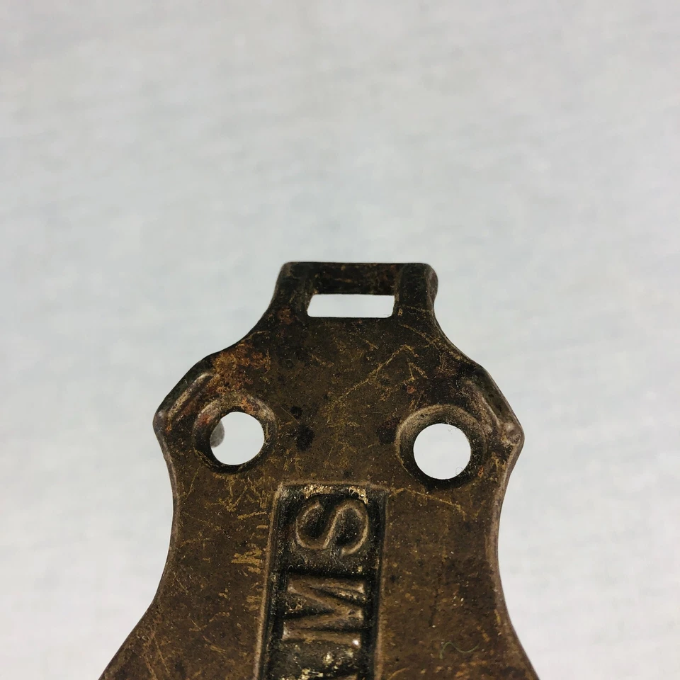 Remache de hierro fundido Williams antiguo alrededor de finales de 1800 para hierro SAD bronce 4,5 pulgadas Foto 2 de 4