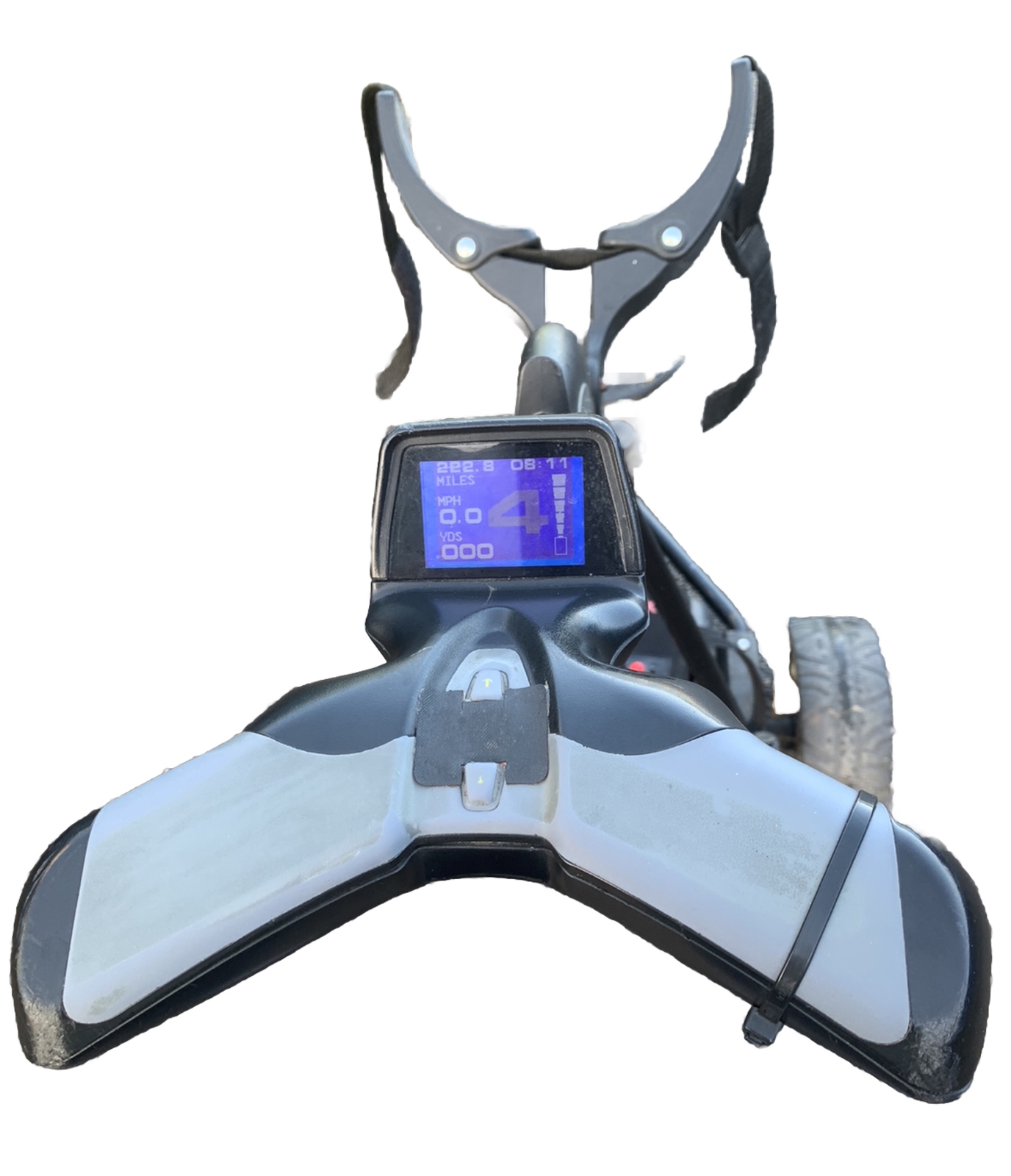 Powakaddy Freeway II electric golf trolley used Lithium Battery