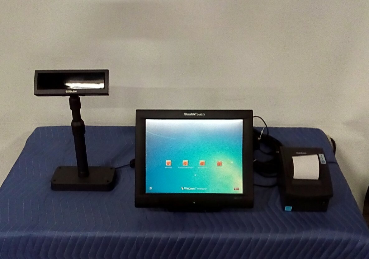 Pioneer Stealth Touch-M5 POS System w/ BIXOLON Customer Display, Thermal Receipt