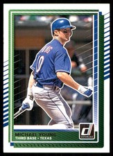 Michael Young 2025 Donruss #89 Texas Rangers MLB READ FREE SHIPPING AutographDen