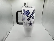 DALLAS COWBOYS 40 OZ TUMBLER NEW WITH TAGS FROM SHIPPING