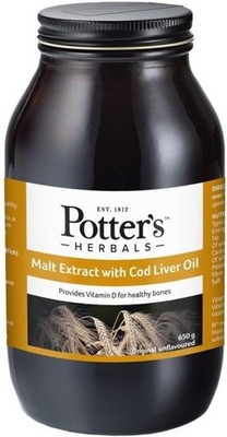 Potter's Herbals Malzextrakt mit Lebertran Original - 650g