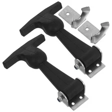  2pcs Stainless Steel Box Latch Heavy Duty T-Handle Hasp Draw Latches Locking