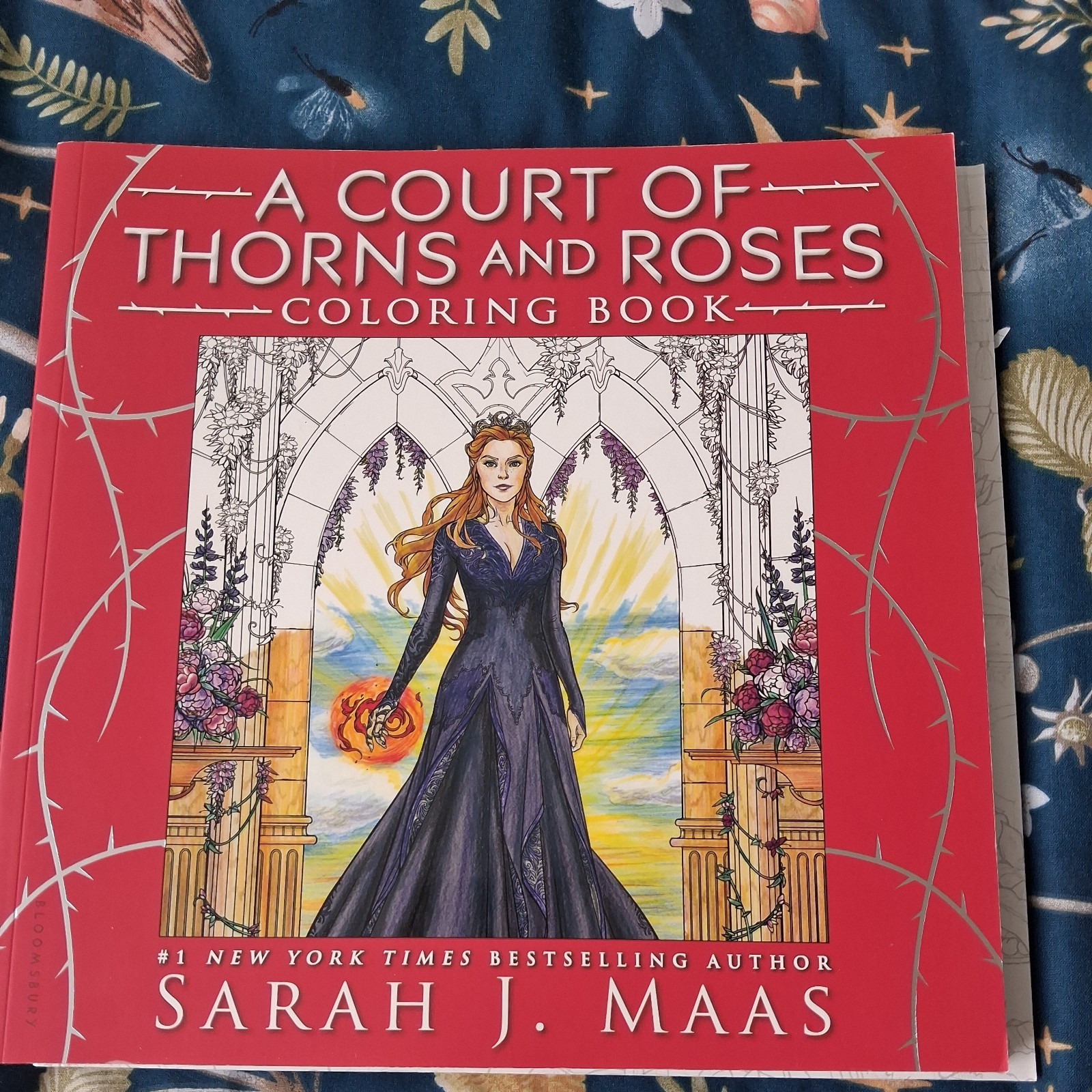 Court of Thorns and Roses Coloring Book by Sarah J. Maas (2017, Trade Paperback)