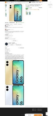 Samsung Galaxy A06 4G Smartphone Global Version 6,7 Zoll großes HD+ Display 50MP 
