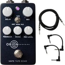 Universal Audio UAFX Orion Tape Echo Delay Effects Pedal - Bundle with...
