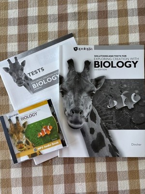 Apologia Biology 3rd Ed: Solutions & Tests, Tests, & MP3 audio book 2-disc set