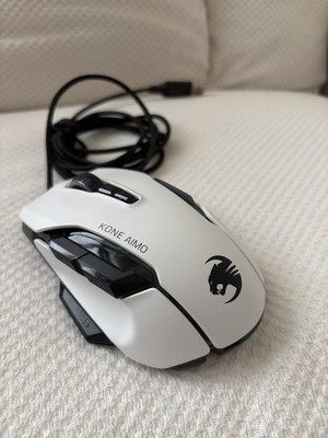 ROCCAT Kone AIMO Remastered Gaming Mouse White Wired EXCELLENT CONDITION