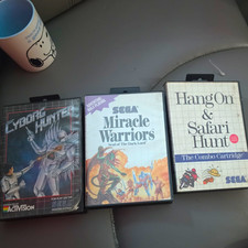 SEGA Miracle Warriors: Seal of The Dark Lord SMS RPG Adventure Combo Cart Case