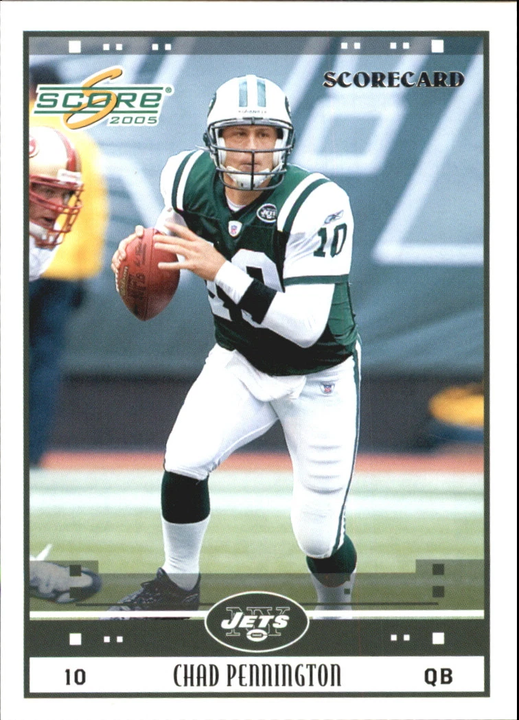 Chad Pennington trading card