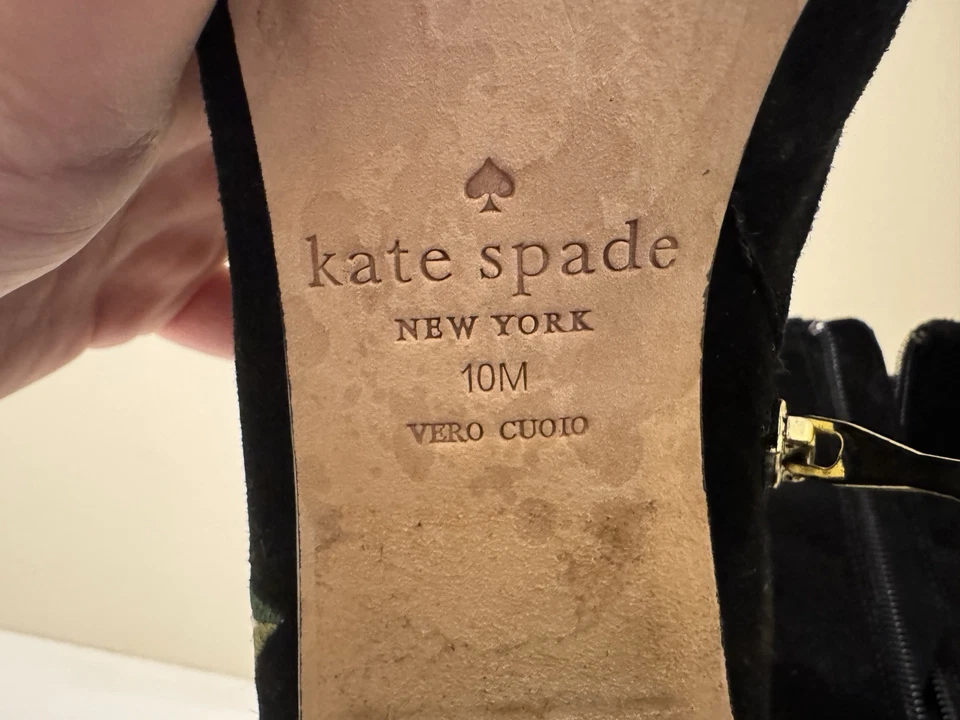Ботинки Kate Spade New York Langton вышитые замшевые размер 10 B(M) - Изображение 4 из 4