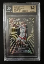 2021-22 Panini Obsidian Tunnel Vision Jalen Green #9 Electrc Etch Yellow 3/10