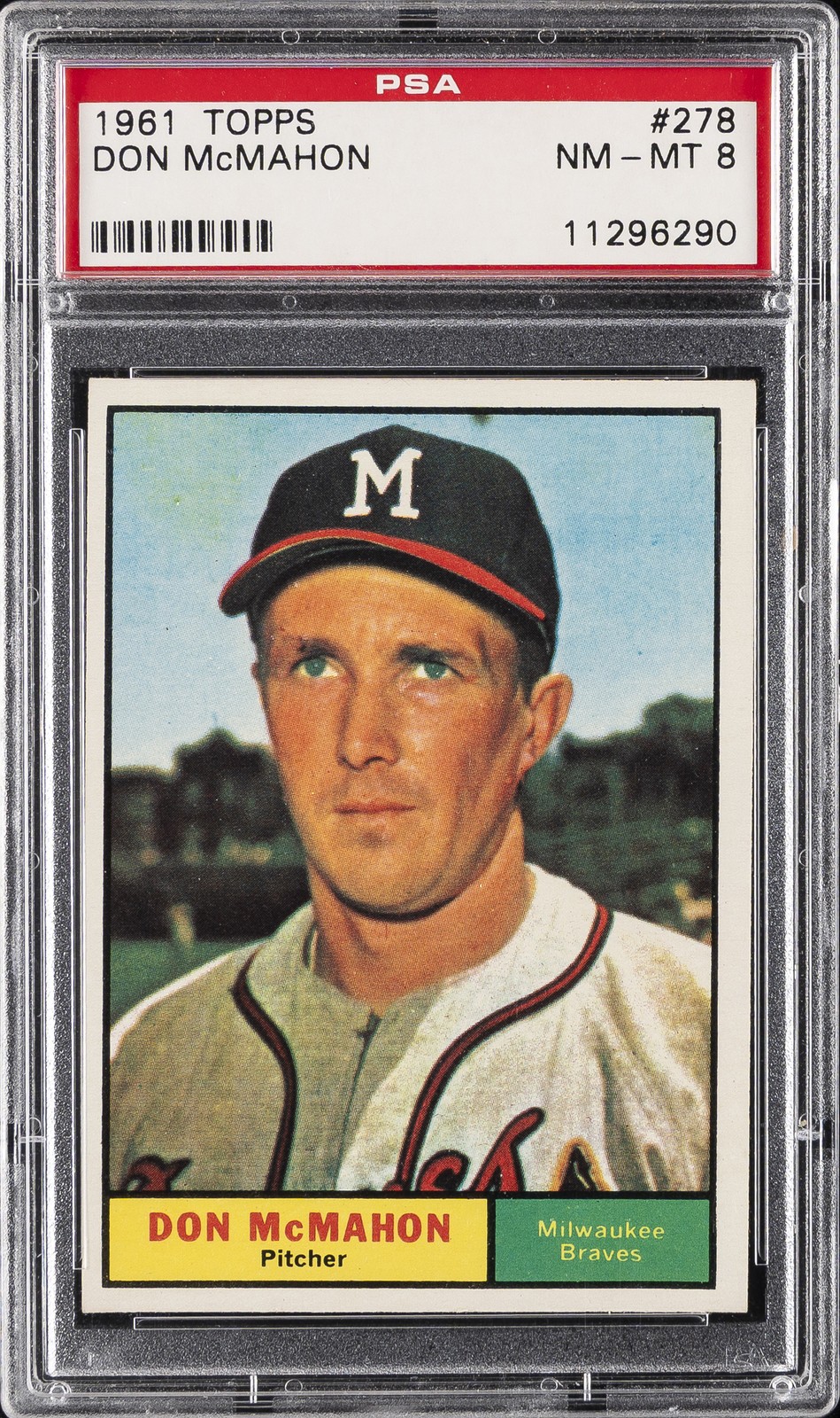 1961 Topps TOPPS #278 Don Mcmahon front