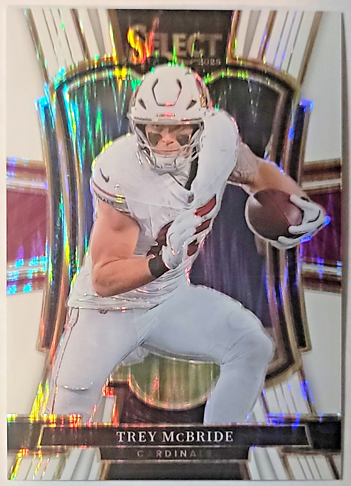 Panini 2025 Select Trey McBride Arizona Cardinals #124 White Shock Prizm /799