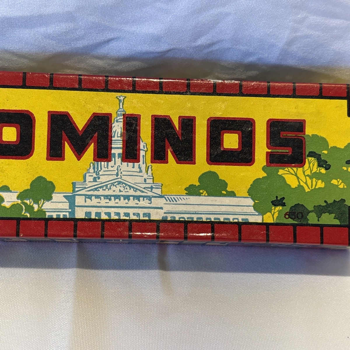 Vintage 1940's Halsam Wood Coca Cola Dominoes 27 Pc Set #630 In