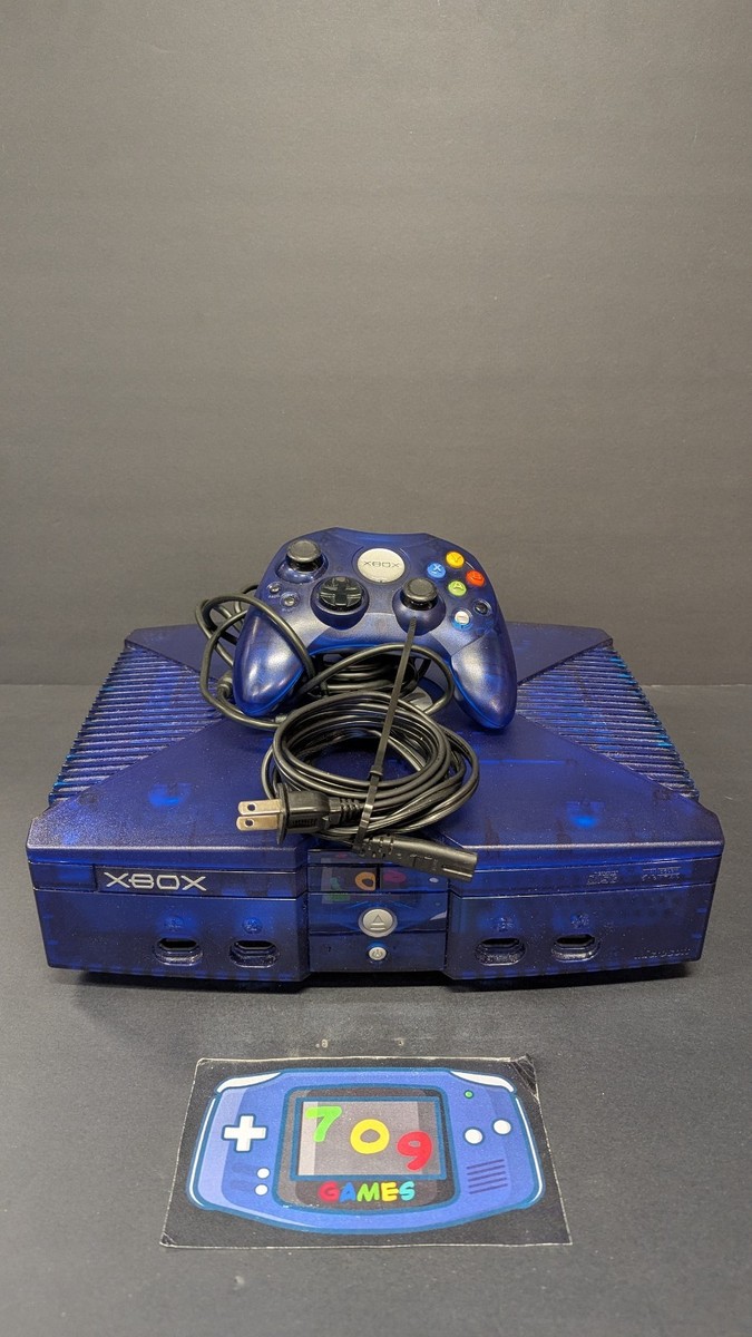 00s Microsoft Xbox Halo 2 フーディ PM180 Original Microsoft Xbox Console Ice Blue Halo 2 Canadian Edition