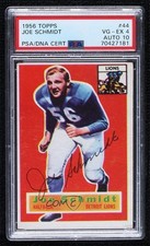 PSA/DNA 1956 Topps Joe Schmidt #44 PSA/DNA Authentic Card & Auto Rookie RC HOF. rookie card picture
