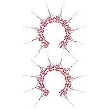 20 Pcs Holly Berries Christmas Picks Berry for Floral Arrangements