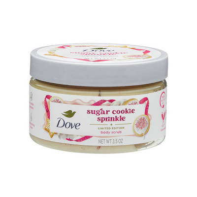 Dove Sugar Cookie Sprinkle Body Scrub, Exfoliating Body Polish, 3.5 oz