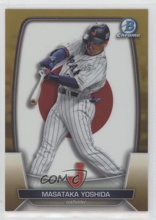 2023 Bowman Chrome Gold Refractor 1/50 Masataka Yoshida #WBC-47 Rookie RC 09un