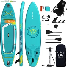 11'6"/11'/10' Inflatable Paddle Board with Complete Accessories, Versatile Premi