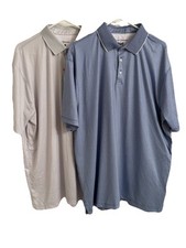 Bundle Of 2 Hickey Freeman Men's Short Sleeve Golf Polo Shirt Size XXL