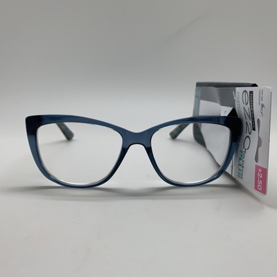 FOSTER GRANT EZ2C PLUS 24 663 NVY +2.50 MULTI ZONE Reading Readers glasses