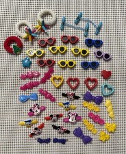 Vintage Hair Clips  Ties 1990  s Goody - Mickey Mouse - Misc Lot - 44 Pcs